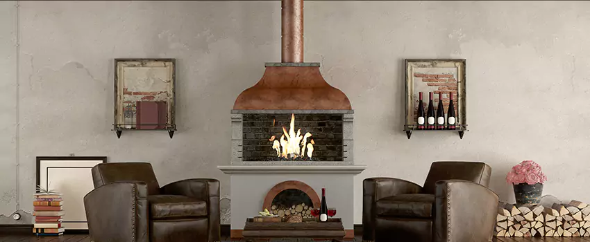 Thelin Hearth Products Providence Pellet Insert Fireplace Installation in Pecan Grove, TX