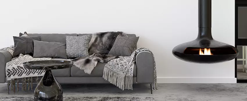 Circular Hanging Fireplace Installation Services in Pecan Grove, TX