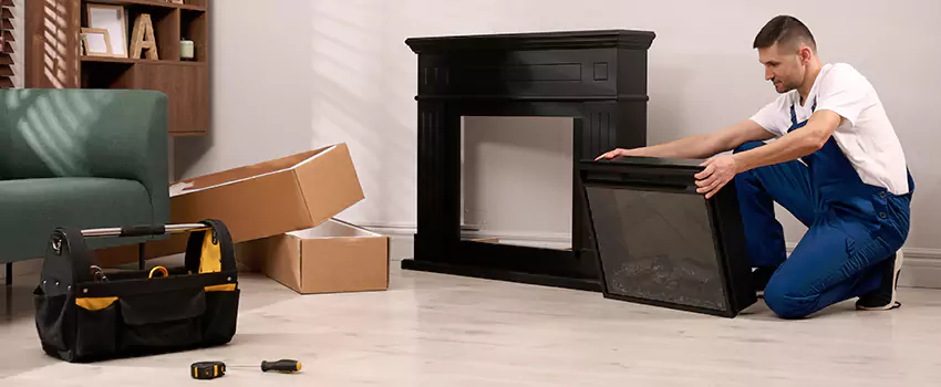 Old Rusted Metal Fireplace Repair And Replacement in Pecan Grove, TX